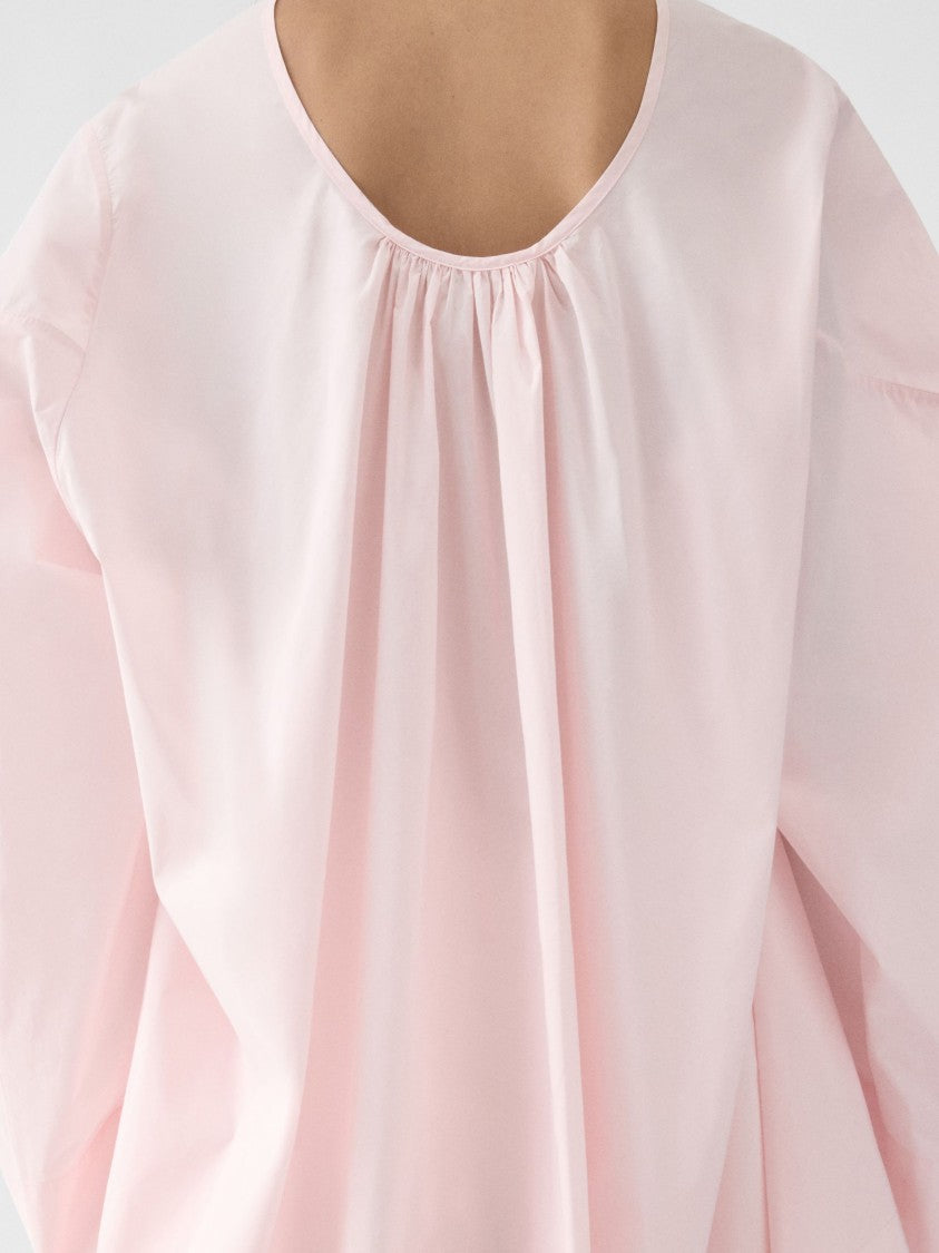 Jacquemus Paysan Dress With Flared Hem And Curved Sleeves
