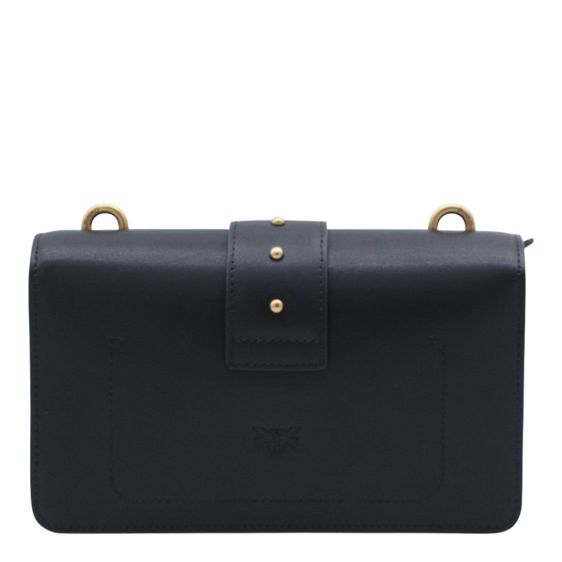Pinko Minimalist Black Bag With Structured Silhouette