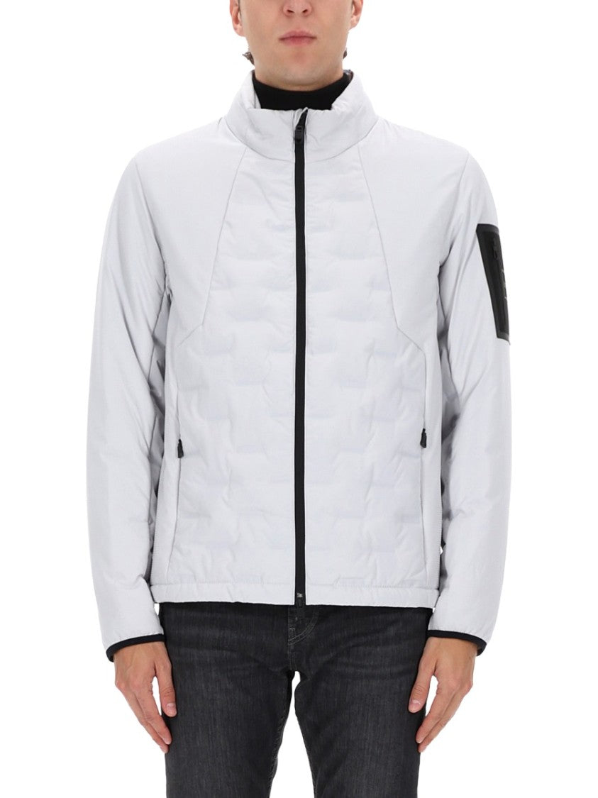 Boss Quilted Down Hybrid Polyester Jacket