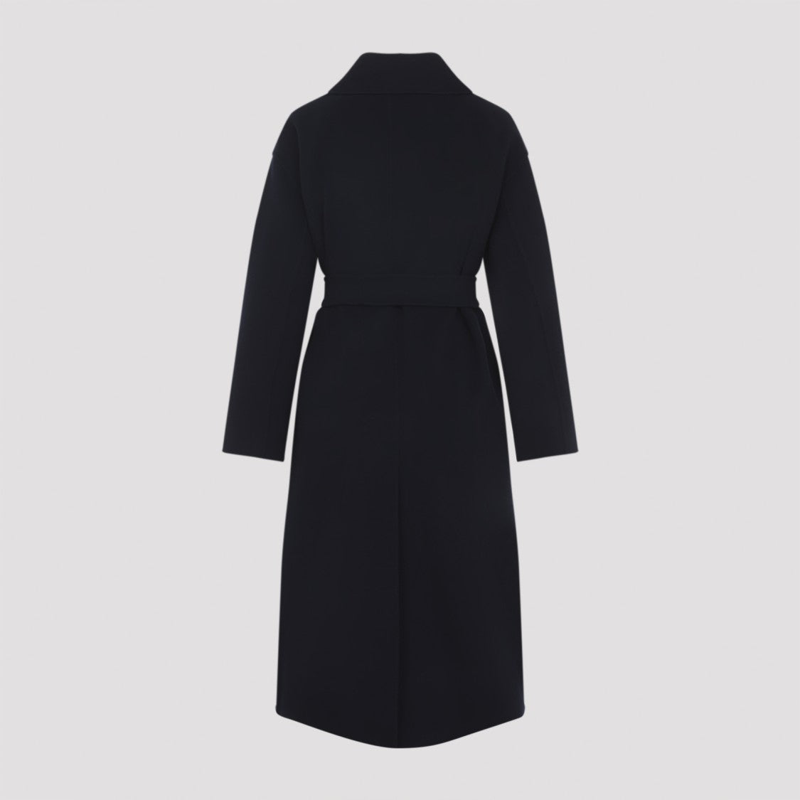 Max Mara Blue Virgin Wool Coat