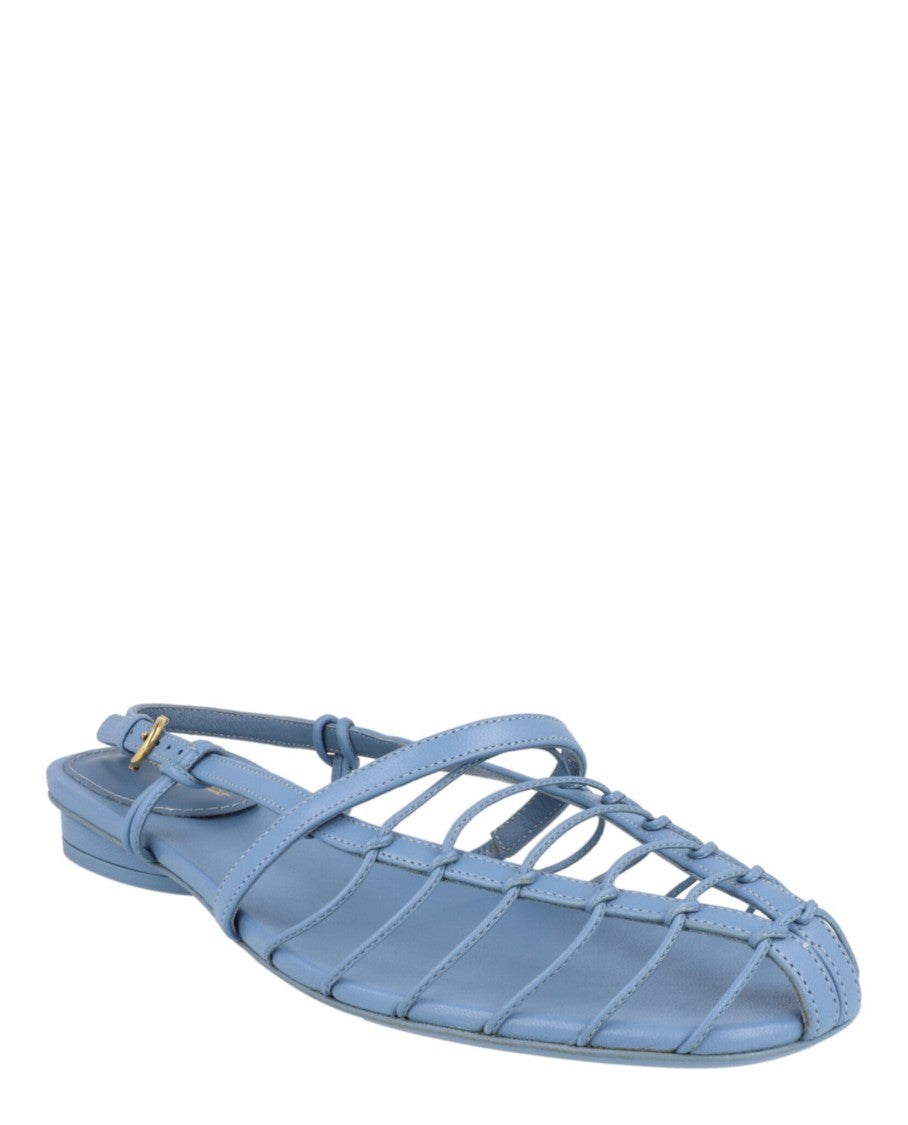 Ferragamo Shay 10 Caged Slingback Sandals