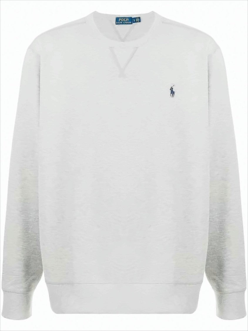 Polo Ralph Lauren Long-Sleeve Heathered Sweatshirt With Classic Crew Neckline