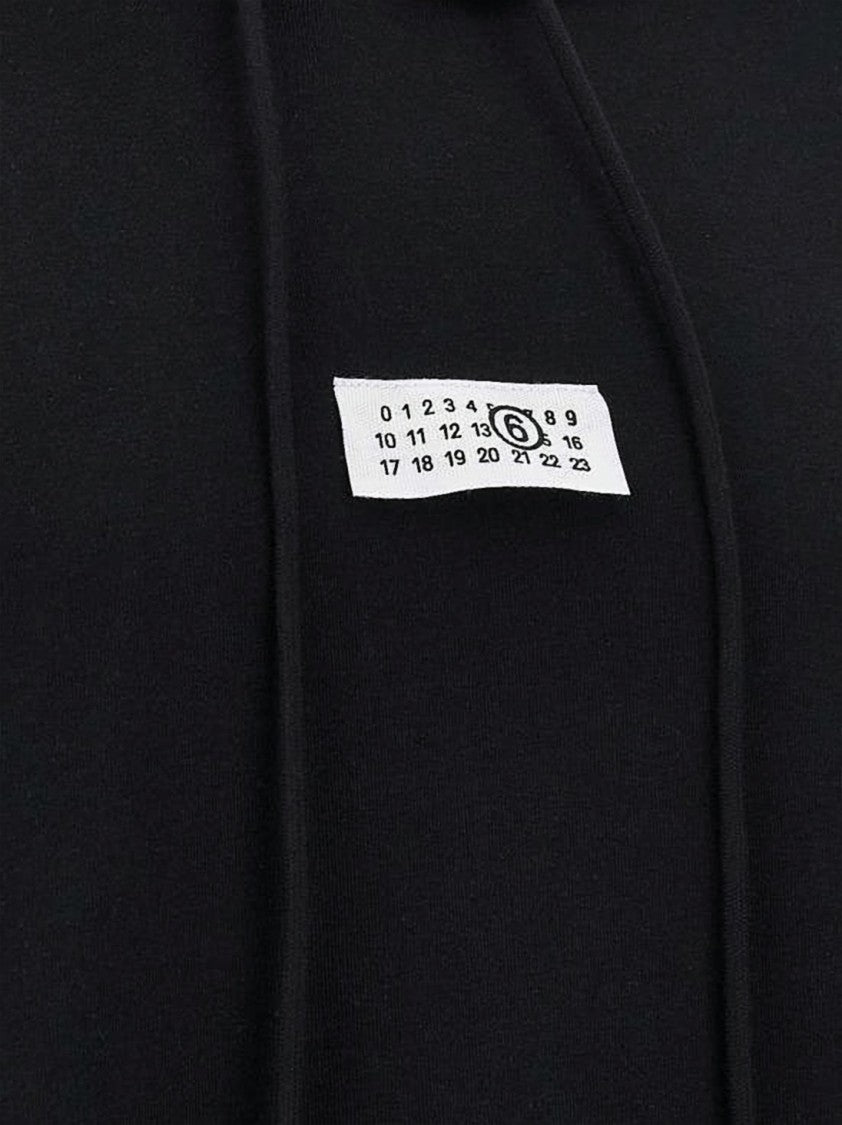 Mm6 By Maison Margiela Hoodie With Adjustable Drawstring And Signature Patch