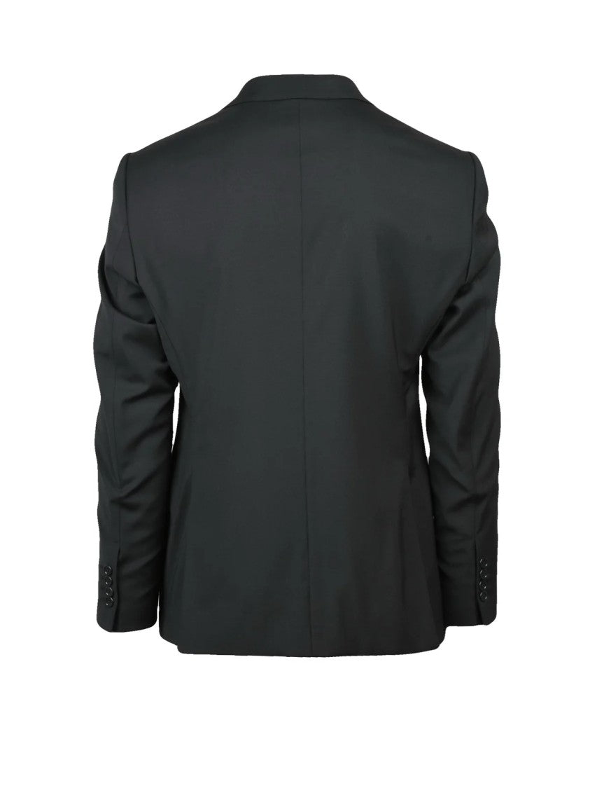 Emporio Armani Black Virgin Wool Suit