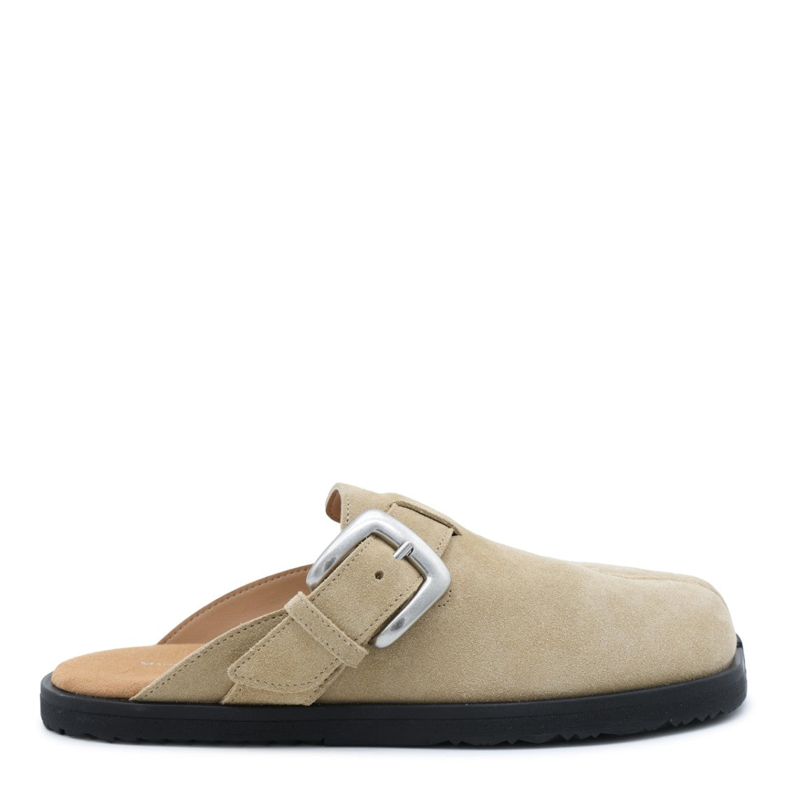 Maison Margiela Slip-On Suede Flats With Split Toe Detail