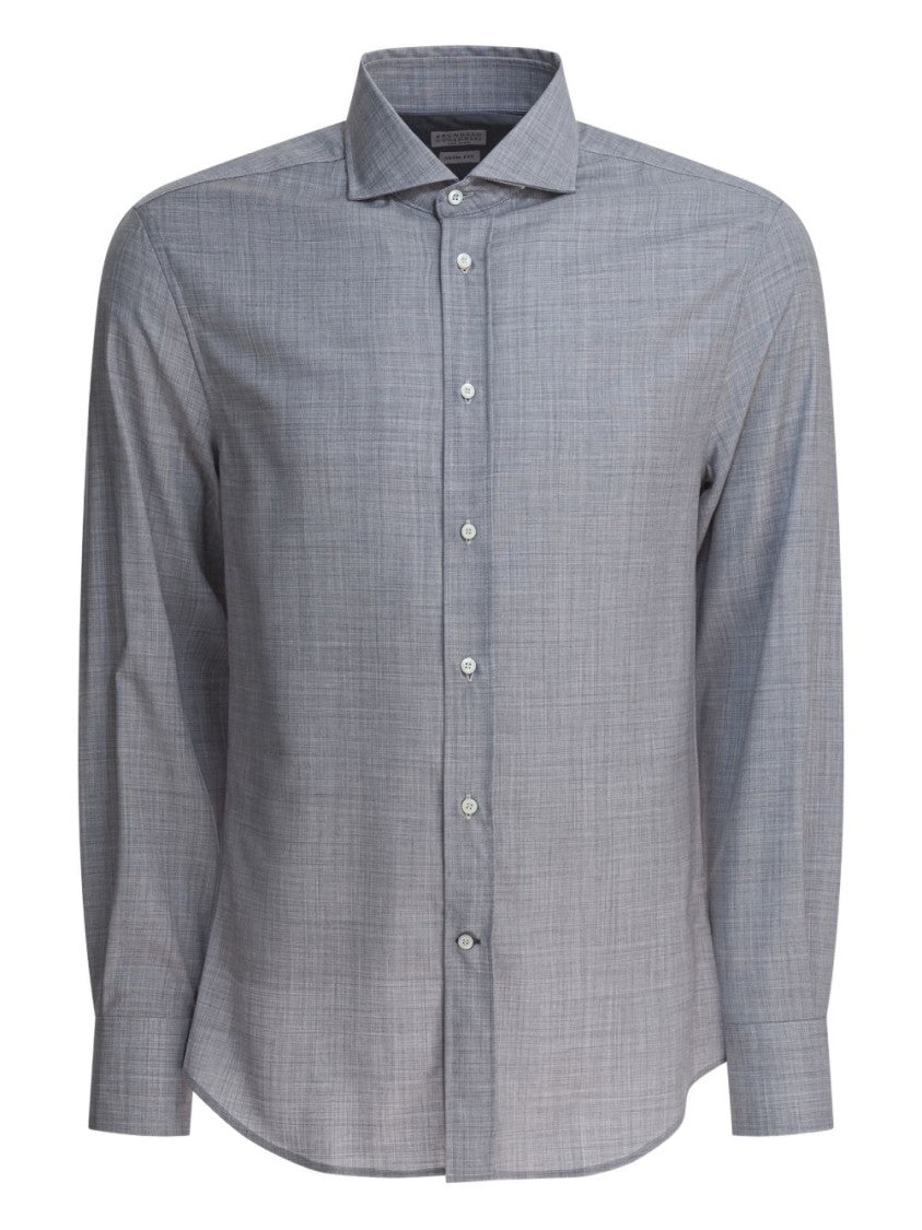 Brunello Cucinelli Virgin Wool Shirt