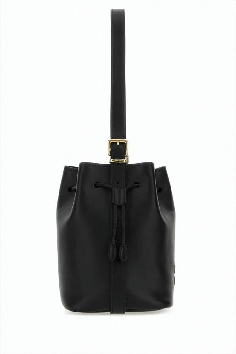 Miu Miu Structured Bucket Shoulder Bag In Smooth Calf Leather