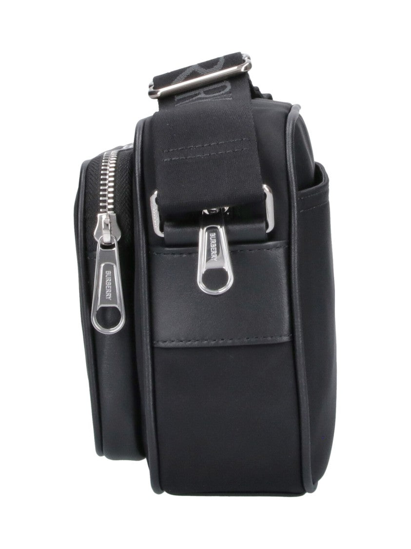 Burberry Black Paddy Fabric Shoulder Bag