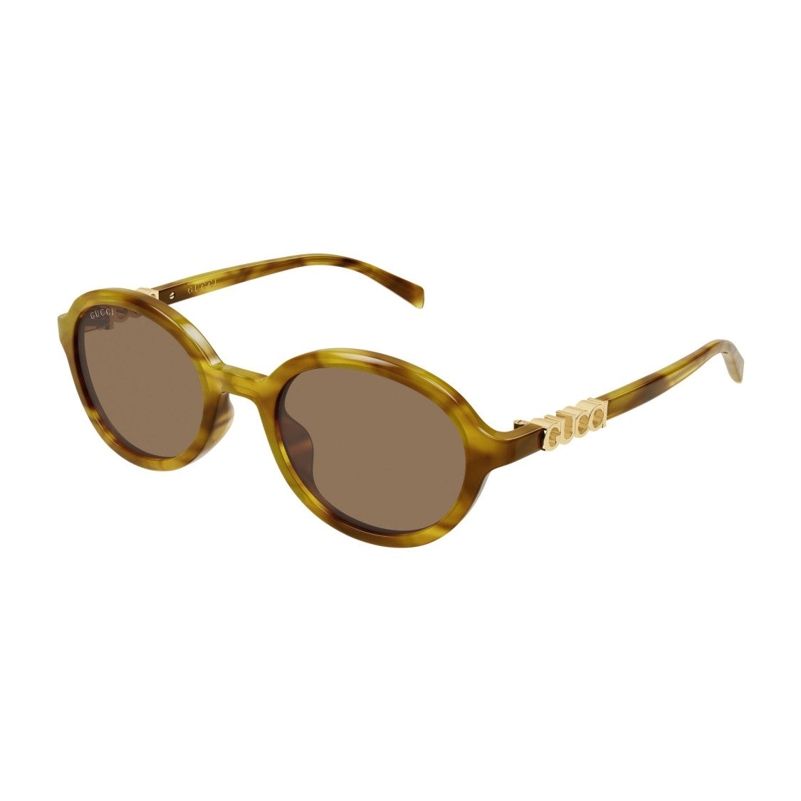 Gucci Gg2033sa Round Tortoiseshell Sunglasses