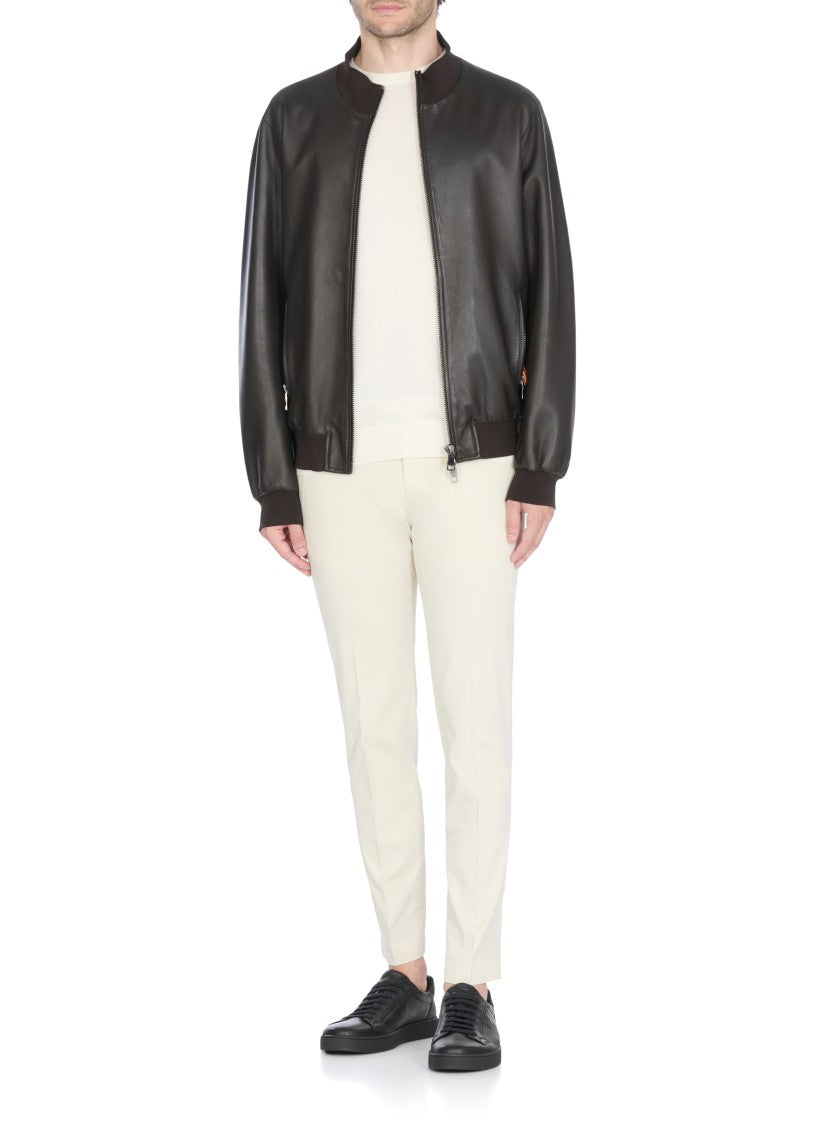 Church's Black Leather Sneakers With Imprinted Logo