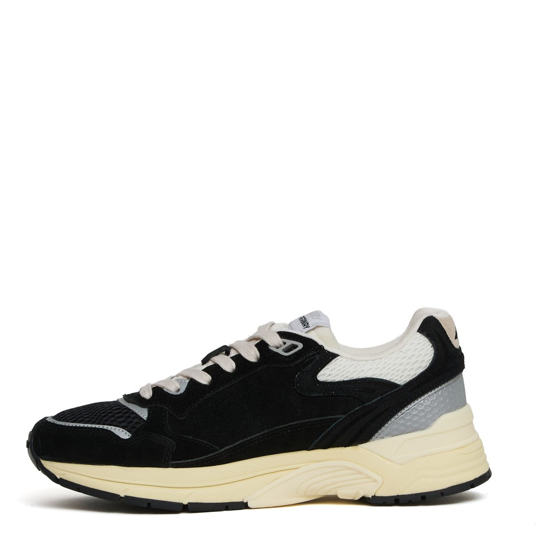 Autry Sneakers Hyperway In Mesh E Suede Nero/Argento