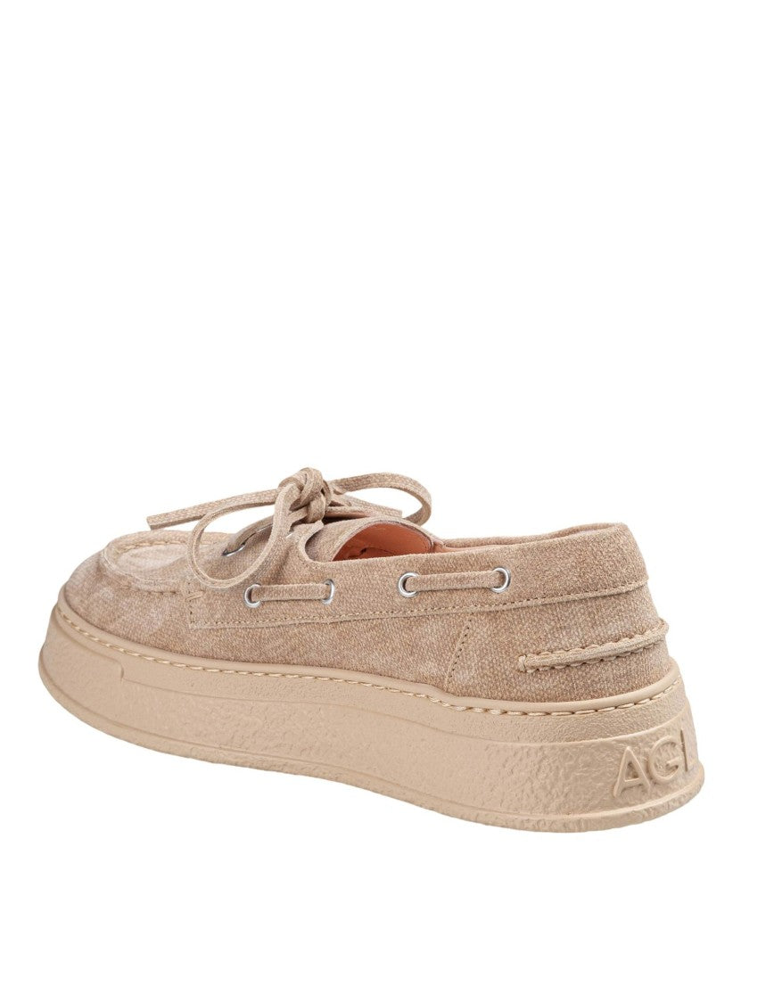 Agl Giuly Suede Moccasin With Decorative Bow