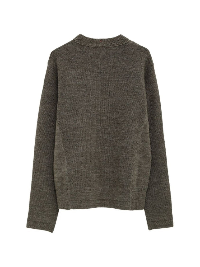 Moncler Grenoble Textured Crewneck Knit Sweater