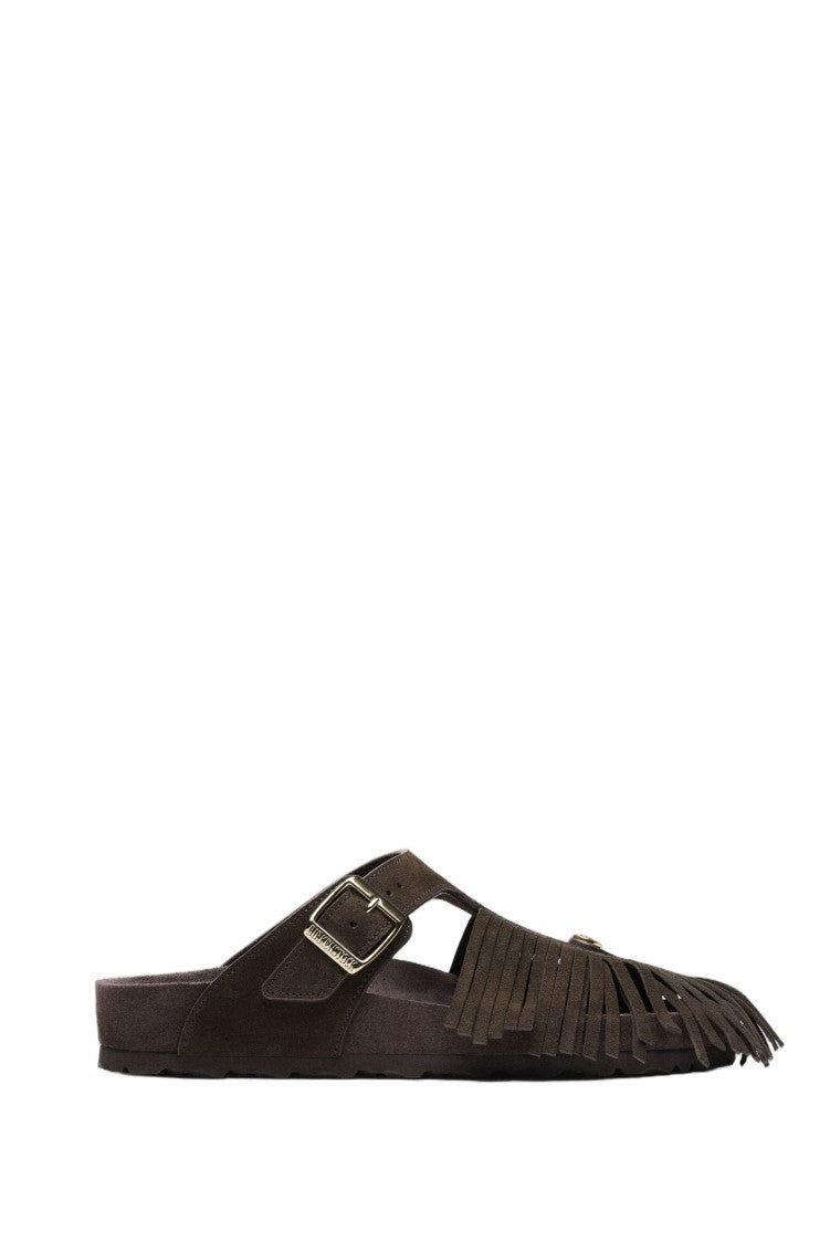 Birkenstock Gizeh Fringe Suede Sandals