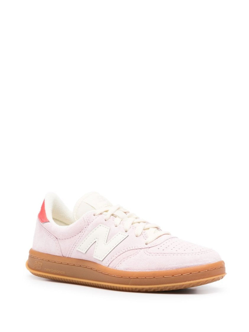 New Balance Low-Profile Suede Sneakers With Perforated Detailing