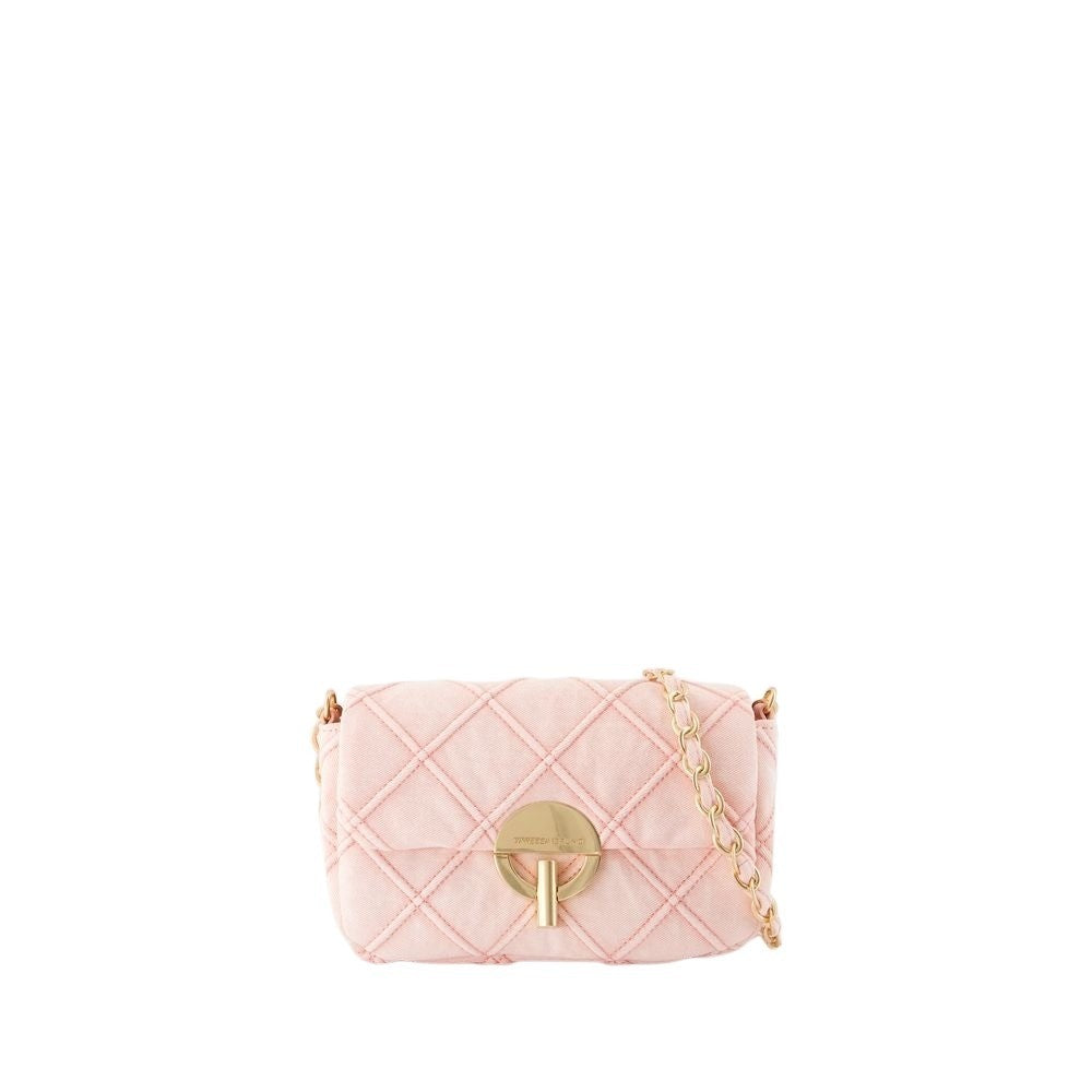 Vanessa Bruno Moon Moyen Crossbody - Cotton - Pink