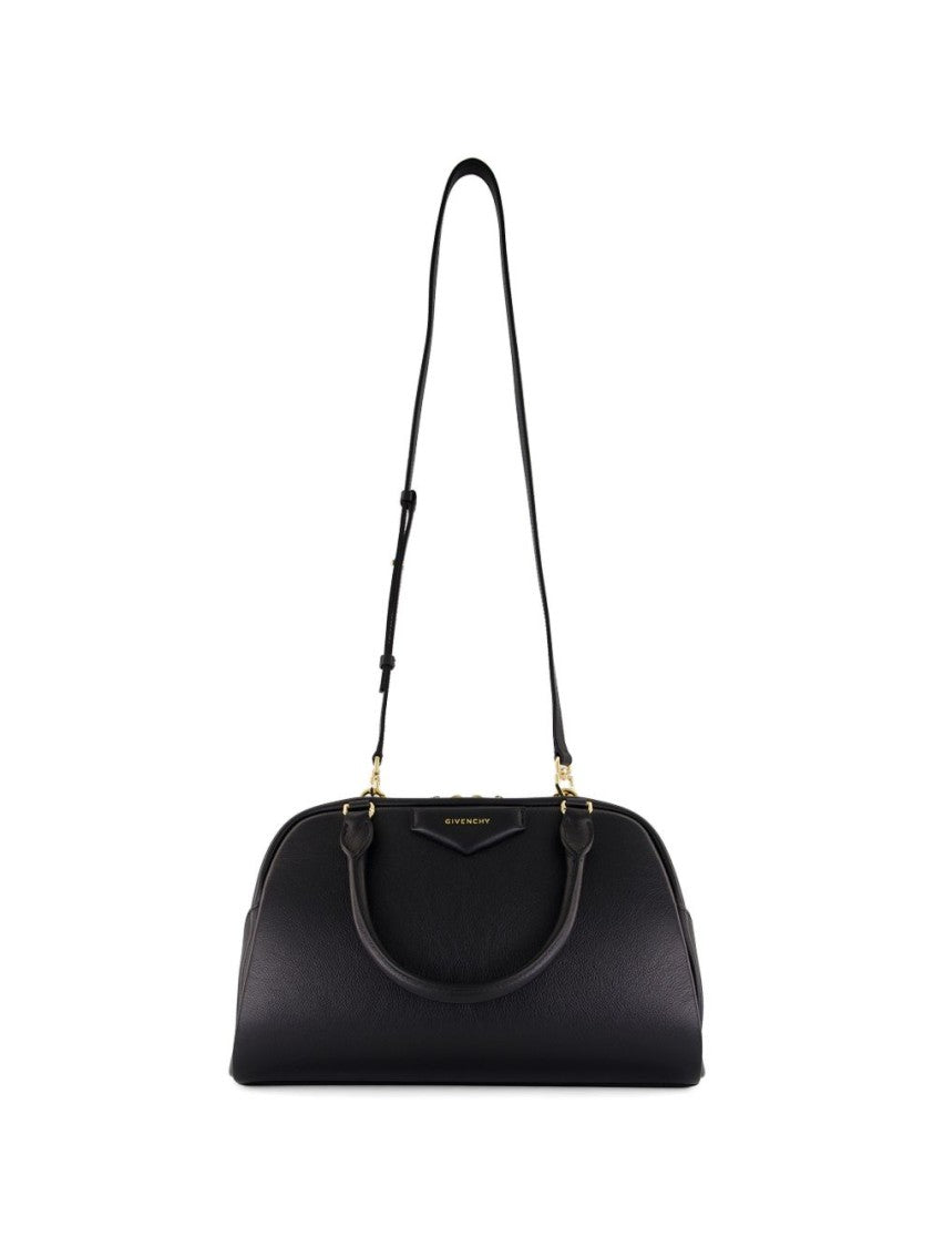 Givenchy Structured Handbag With Gold-Tone Accents And Versatile Design