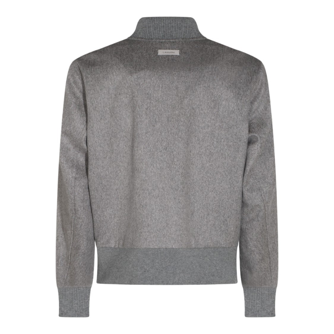 Lardini Textured Fabric Casual Jacket With Ribbed Details