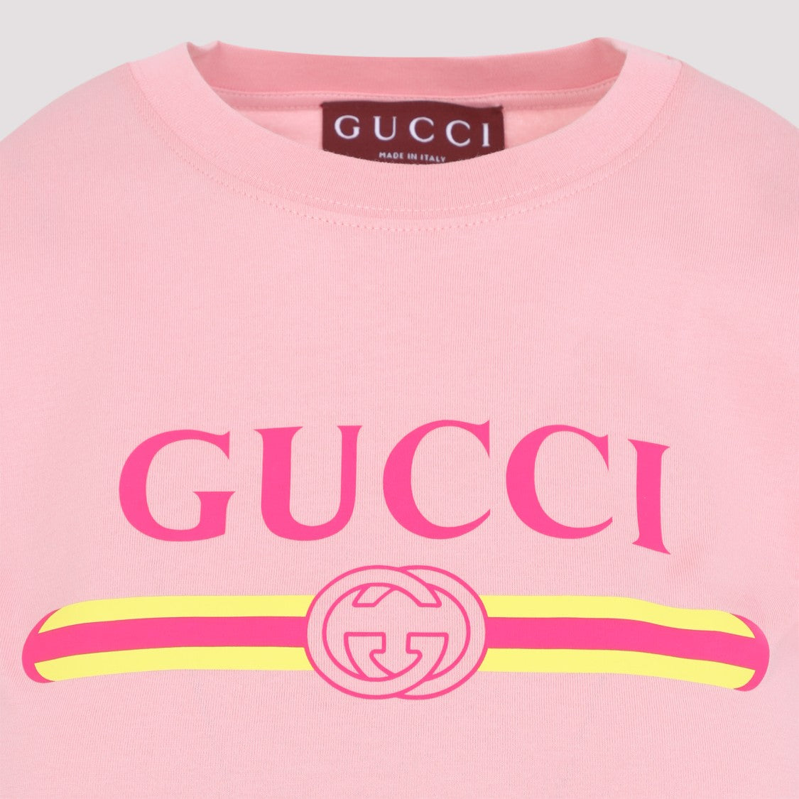 Gucci Hued Blush Pink Cotton T-Shirt