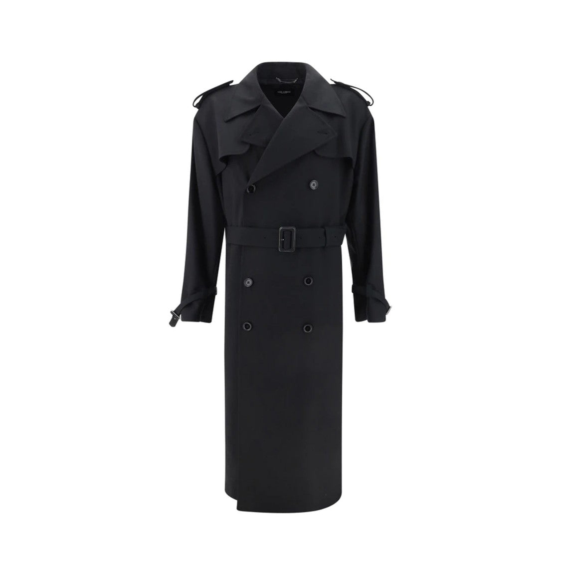 Dolce & Gabbana Double-Breasted Wool Trench Coat