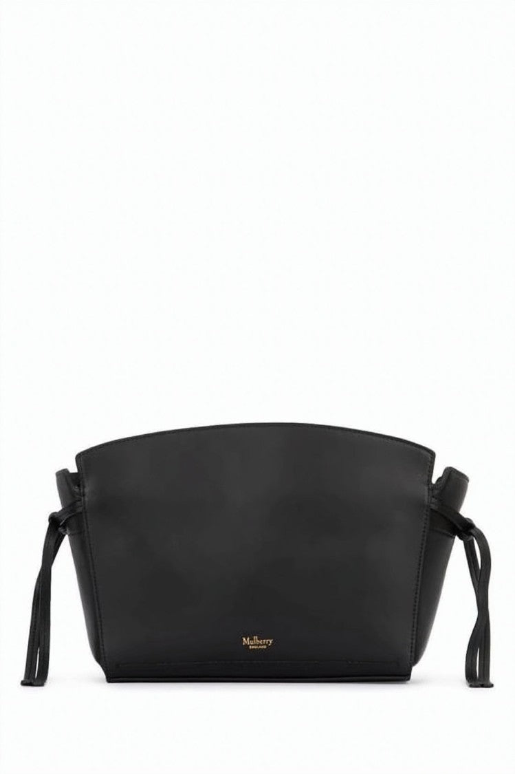 Mulberry Structured Black Calf Leather Crossbody Bag