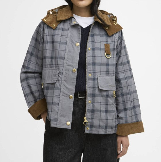 Barbour Carnforth Tartan Hooded Casual Jacket