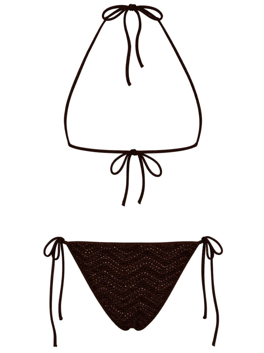 Missoni Wave Texture Triangle Top Swimsuit