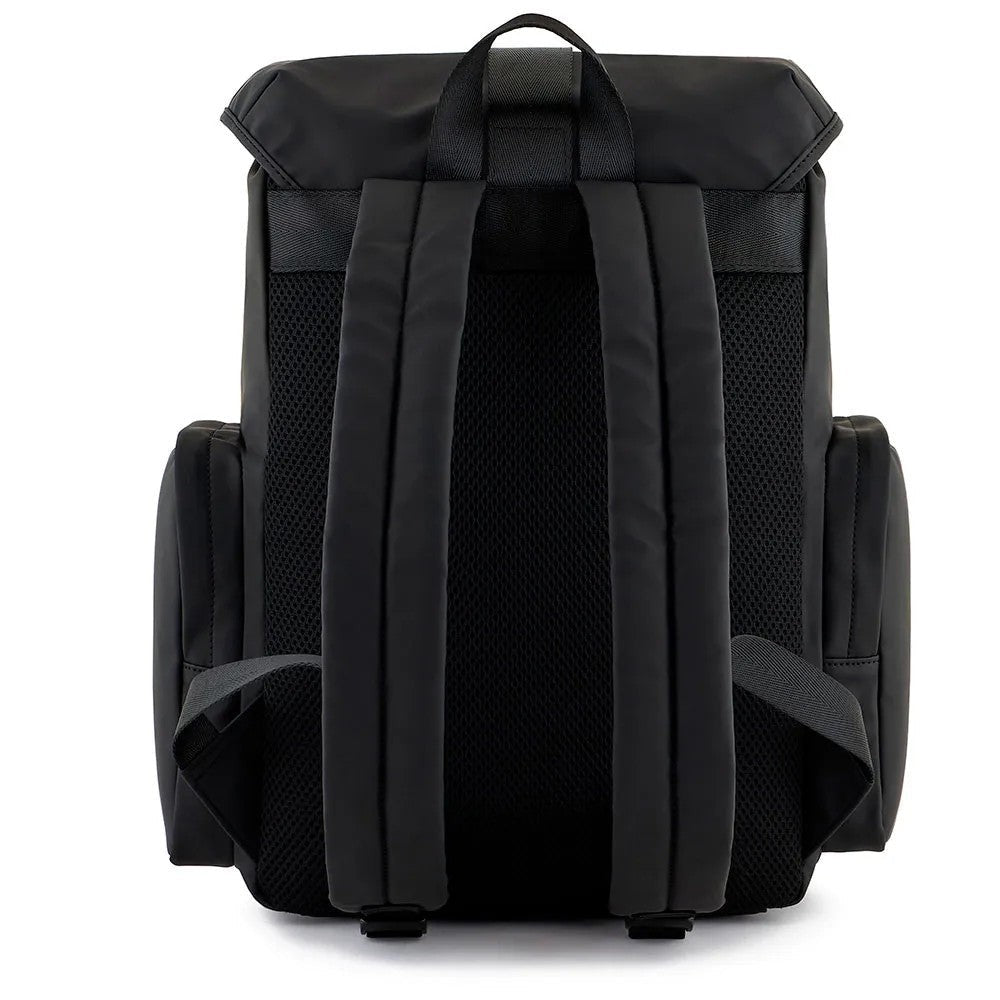 Emporio Armani Structured Black Backpack