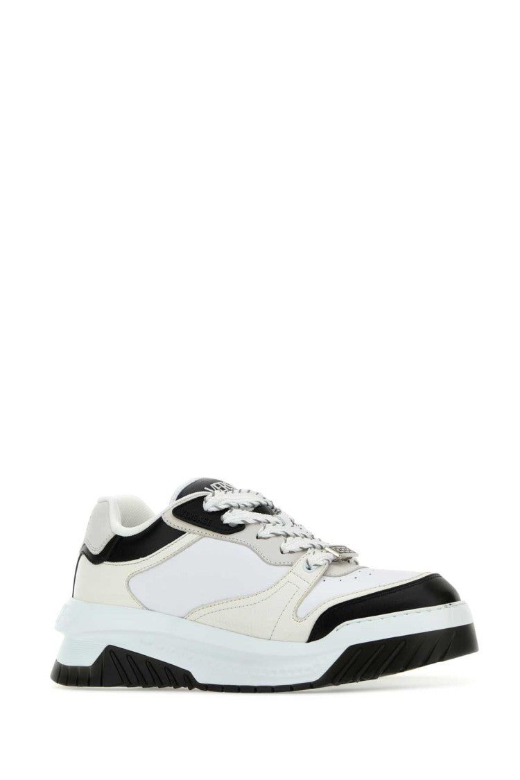 Versace Multicolor Leather Odissea Sneakers