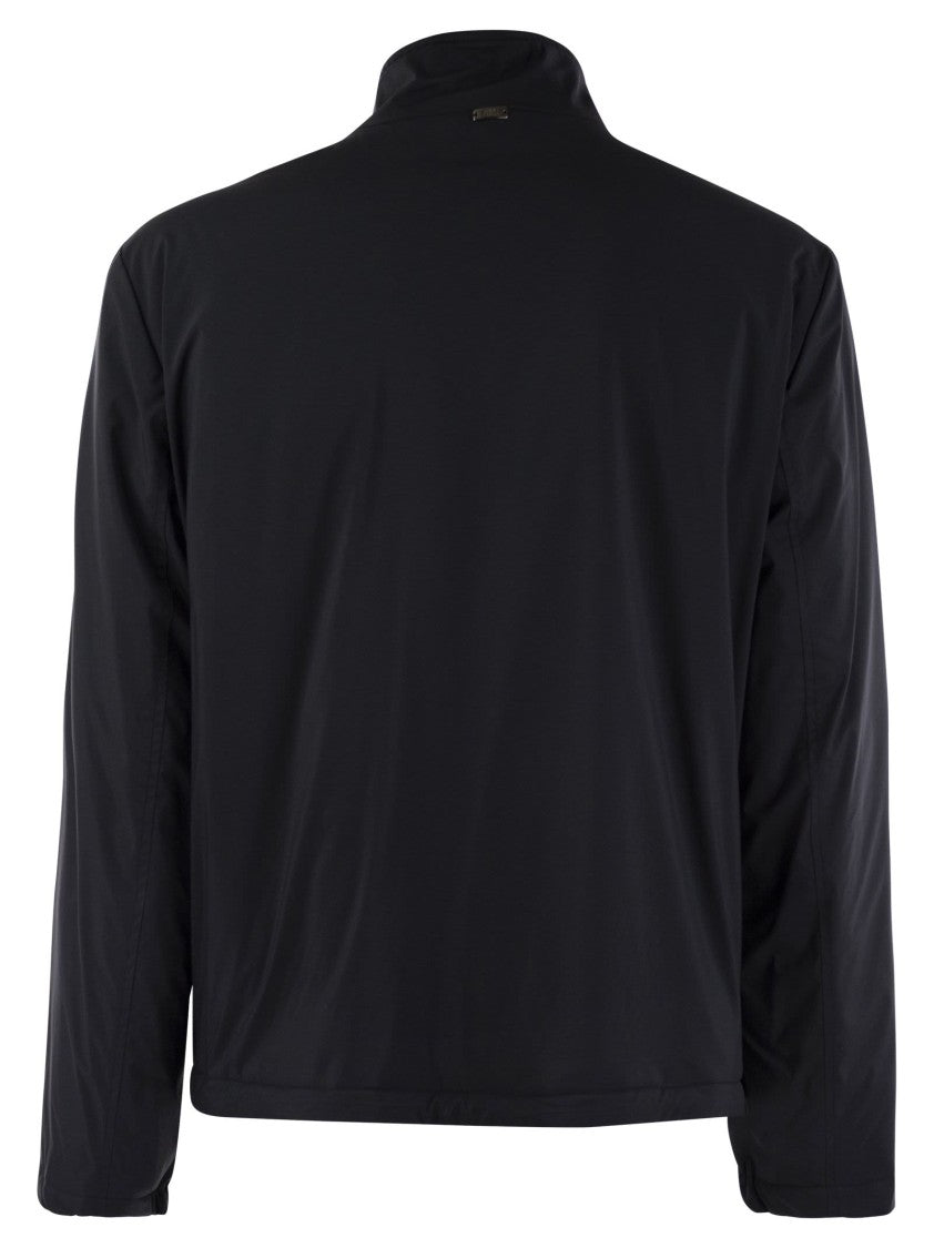 Fedeli Bomber Jacket In Technical Fabric