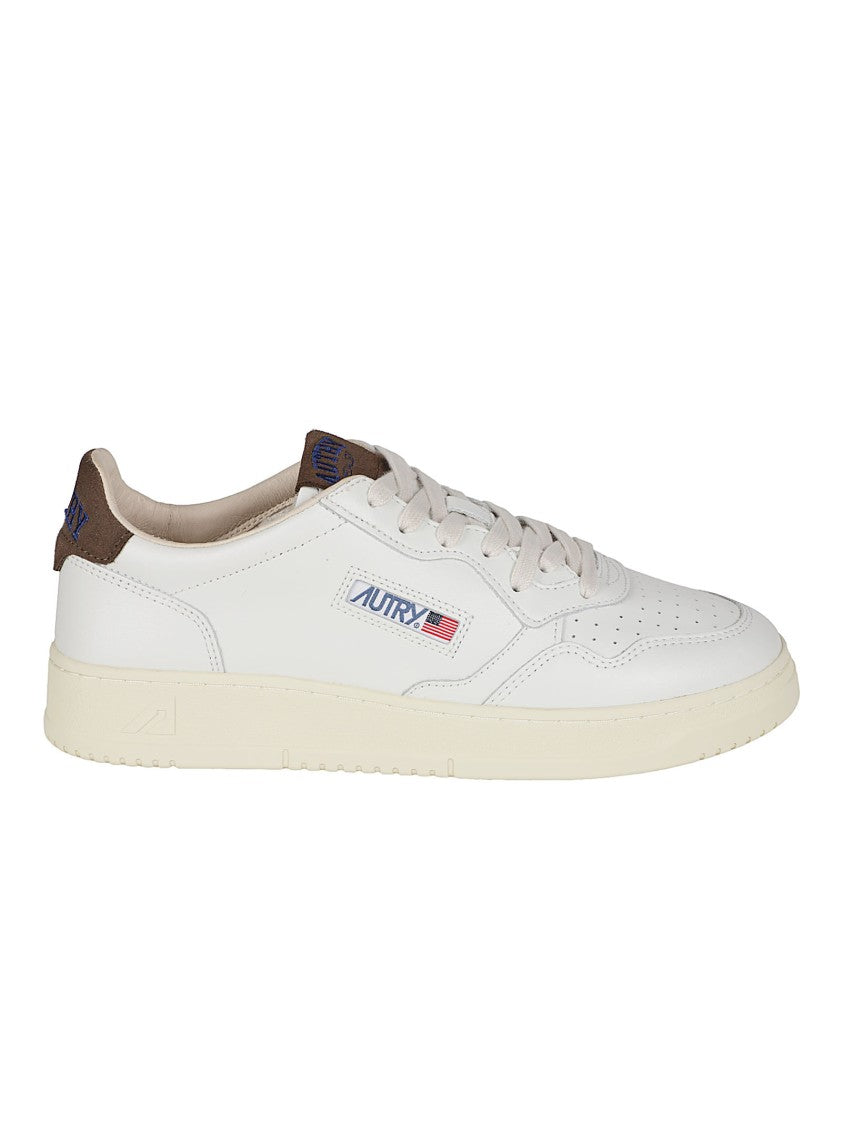 Autry Low-Top Sneakers With Perforated Detailing And Suede Accents