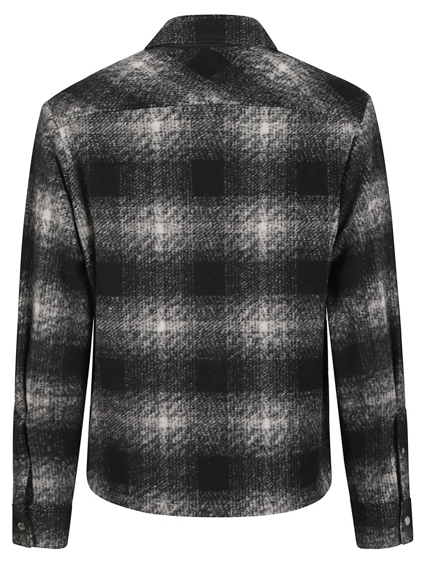 Moncler Checkered Polyester-Blend Zippered Shirt Jacket
