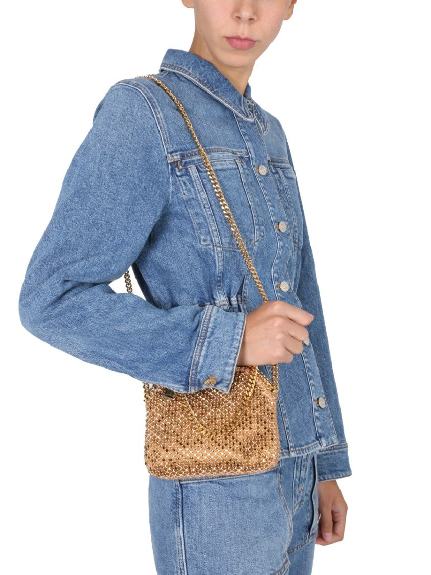 Stella Mccartney Fitted Denim Jacket With Classic Collar