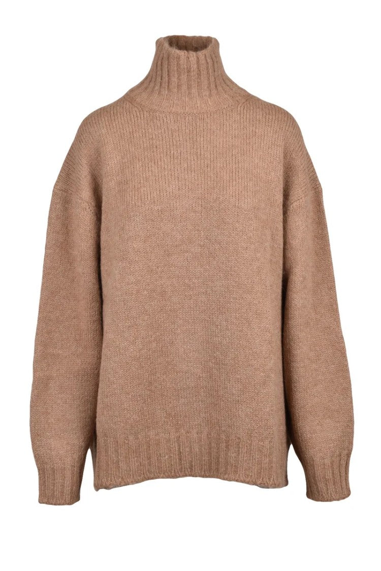 Jil Sander High Neck Sweater - Pink