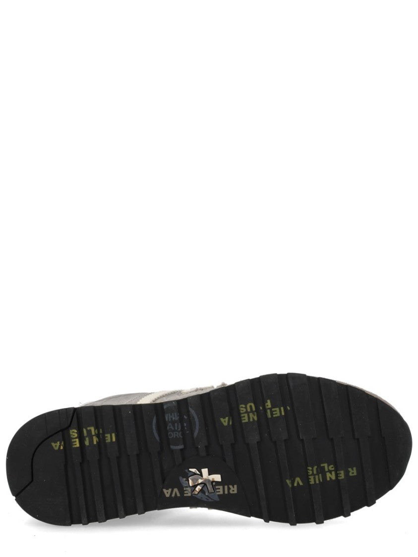 Premiata Lucy Muted Grey Suede Sneakers