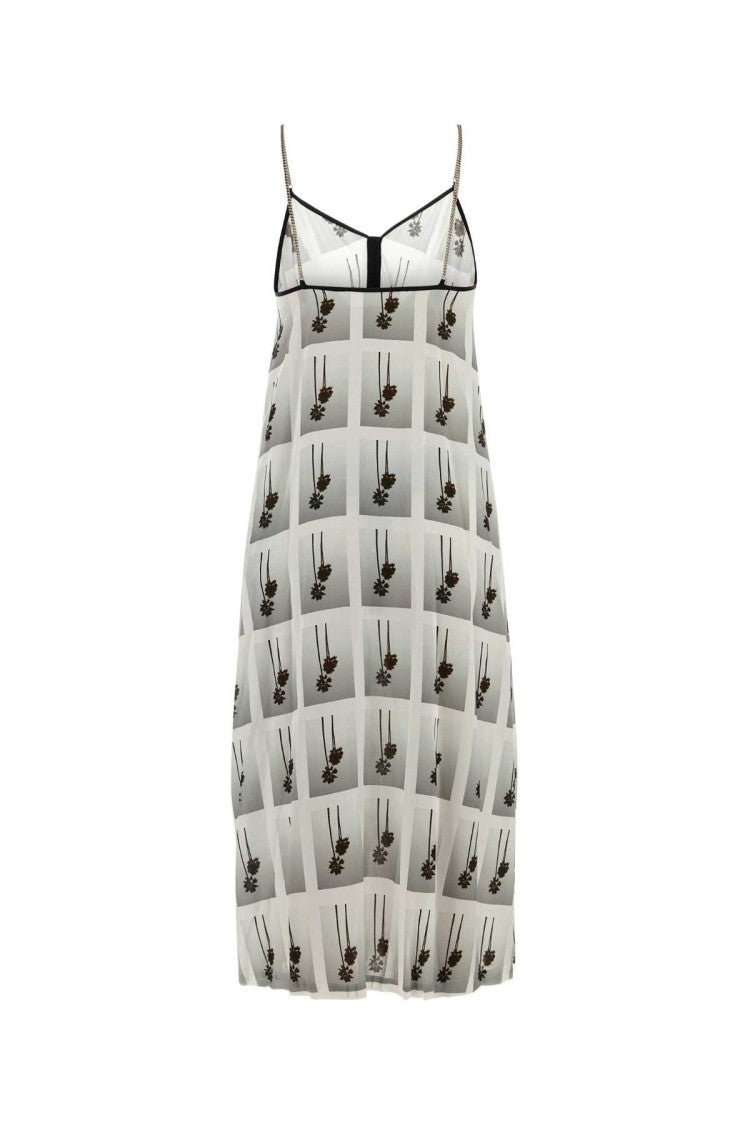 Palm Angels Printed Viscose Dress