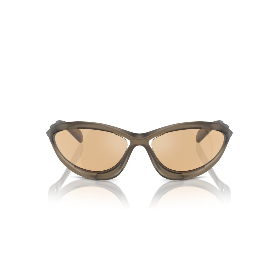 Prada 0Pr A26s Sculptural Brown Sunglasses