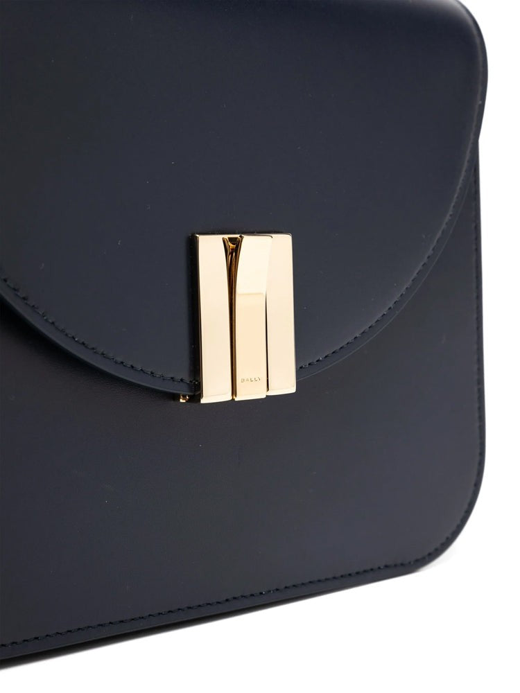 Bally Structured Rectangular Crossbody Bag With Adjustable Strap