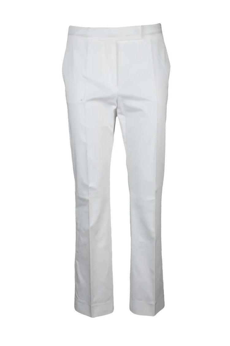 Max Mara Cotton Stretch Trousers - White