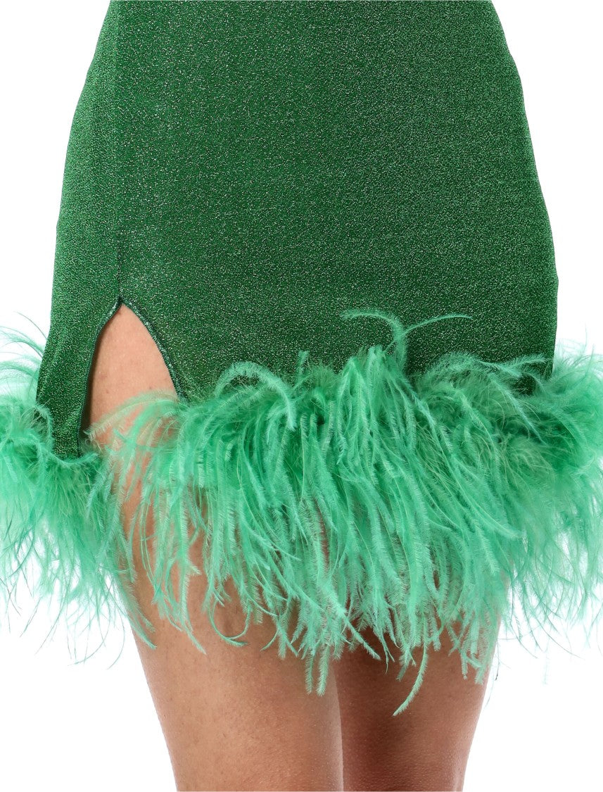 Oséree Lumiere Plumage Mini Dress