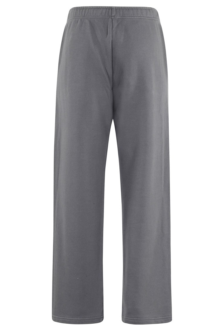 Autry Comfortable Grey Jogger Pants With Embroidered Logo