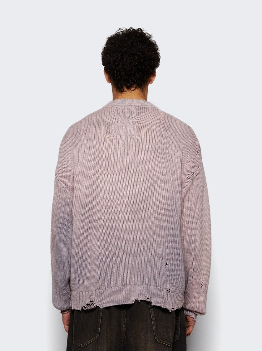 Maison Mihara Yasuhiro Car Jacquard Knit Cardigan Pink