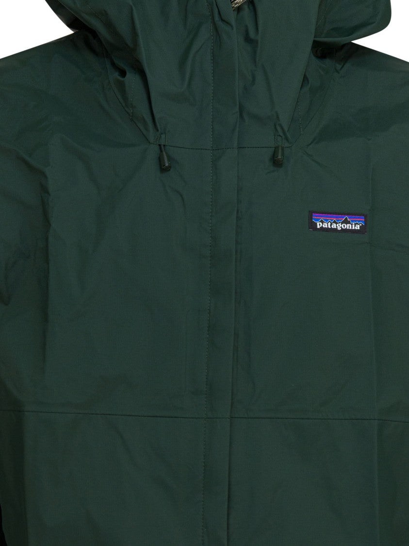Patagonia Waterproof 3-Layer Rain Jacket With Adjustable Features
