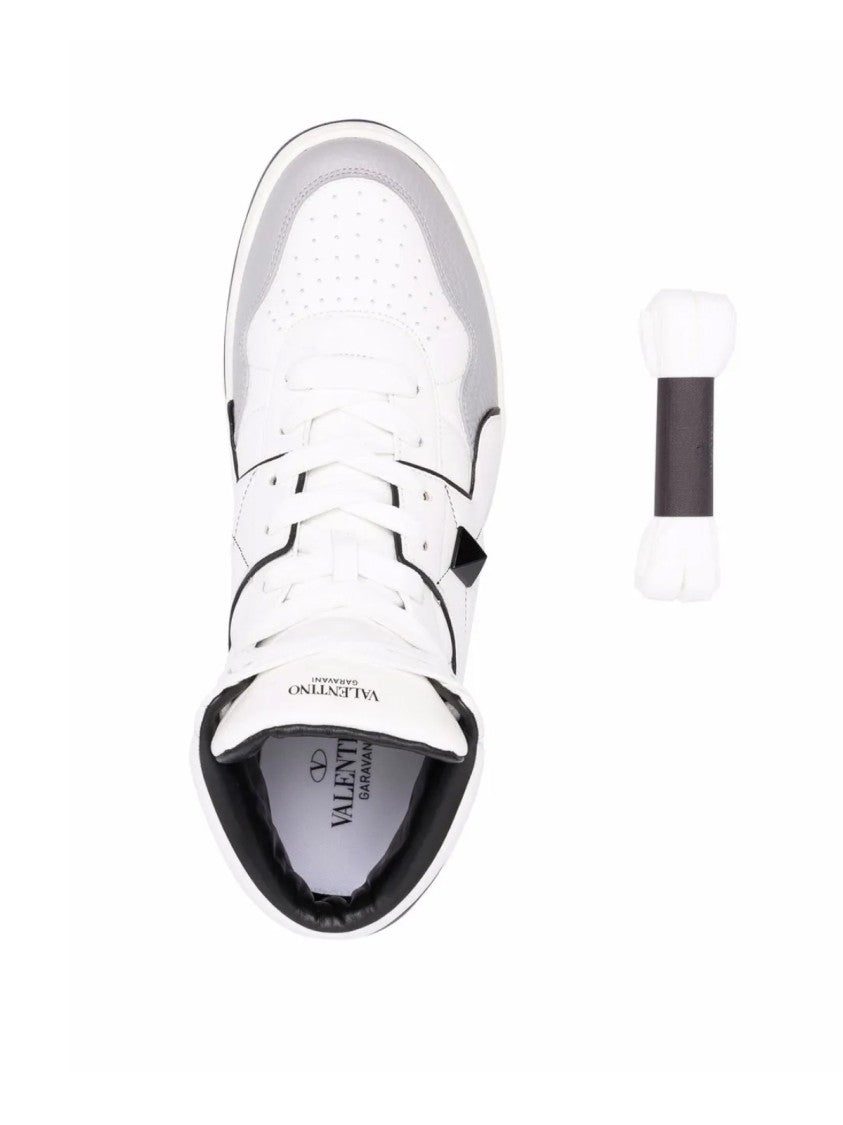 Valentino Garavani One Stud Mid-Top Sneakers