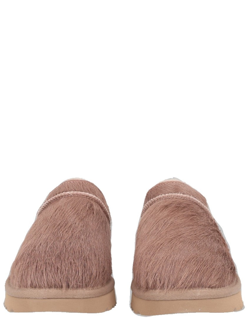 Ugg Brown Textured Plush Interior Flats