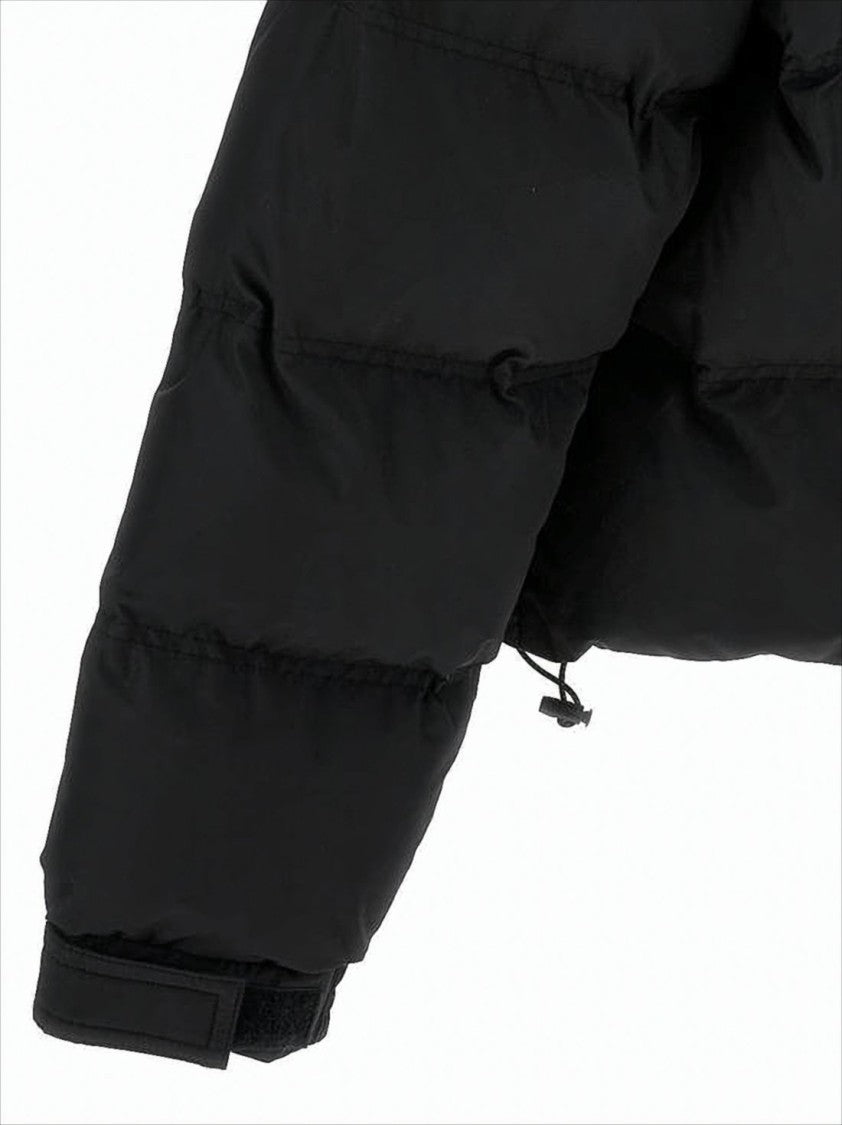 Martine Rose Cropped Puffer Jacket With High Collar