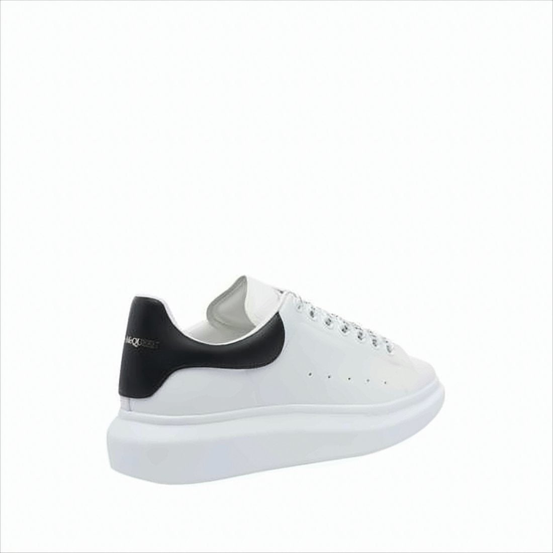Alexander Mcqueen Smooth White Leather Sneakers