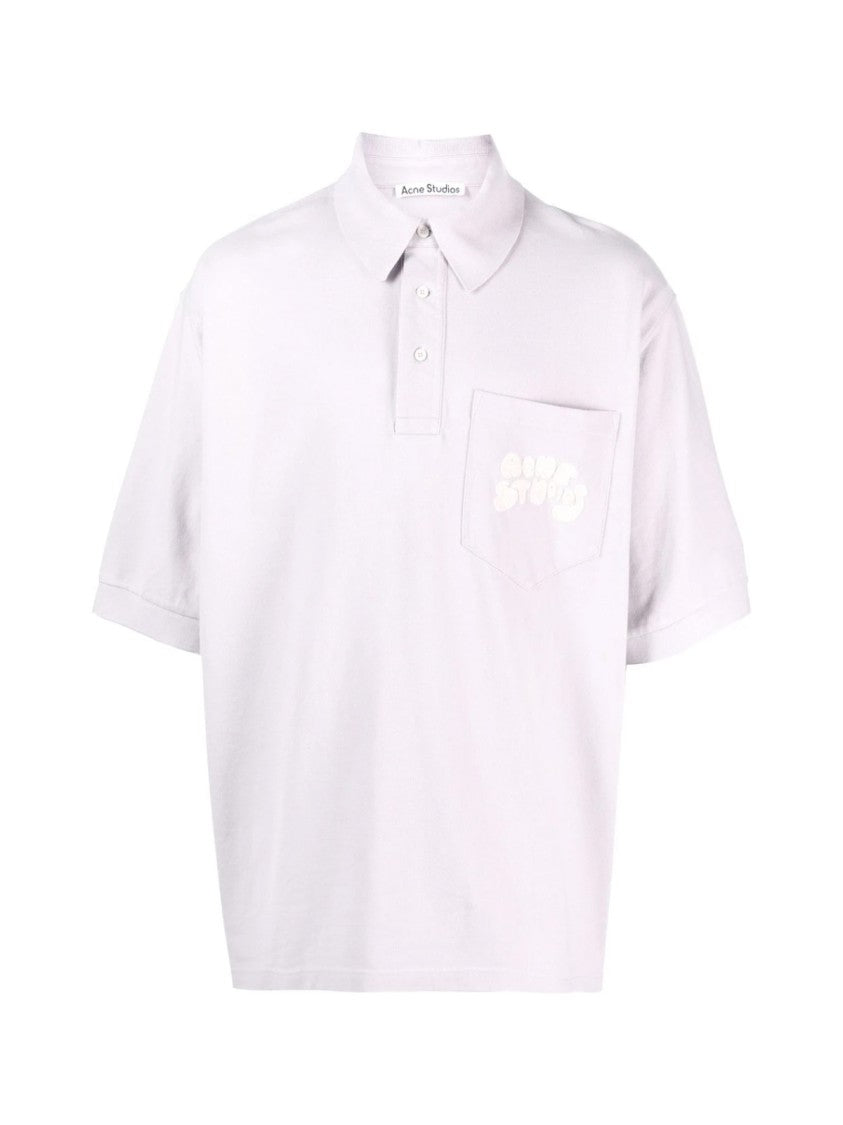 Acne Studios Bubble Logo Polo Shirt