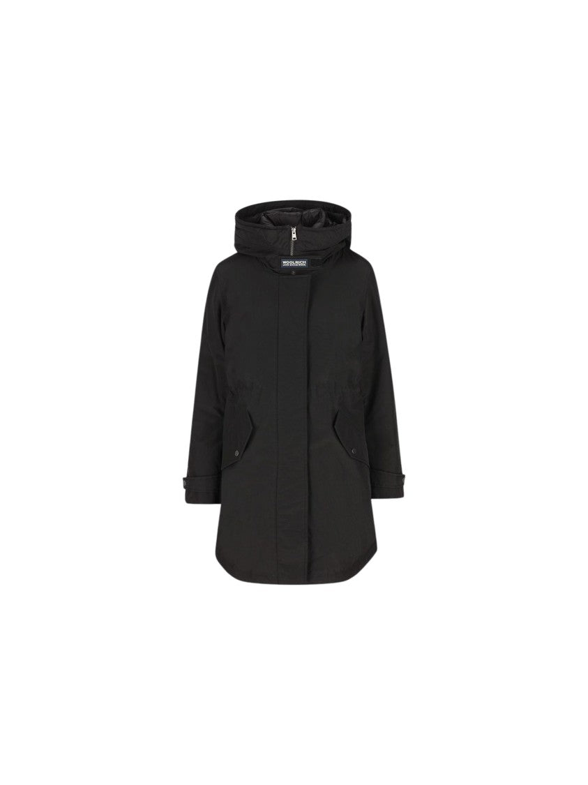 Woolrich Authentic 3 In 1 Matte Black Padded Parka