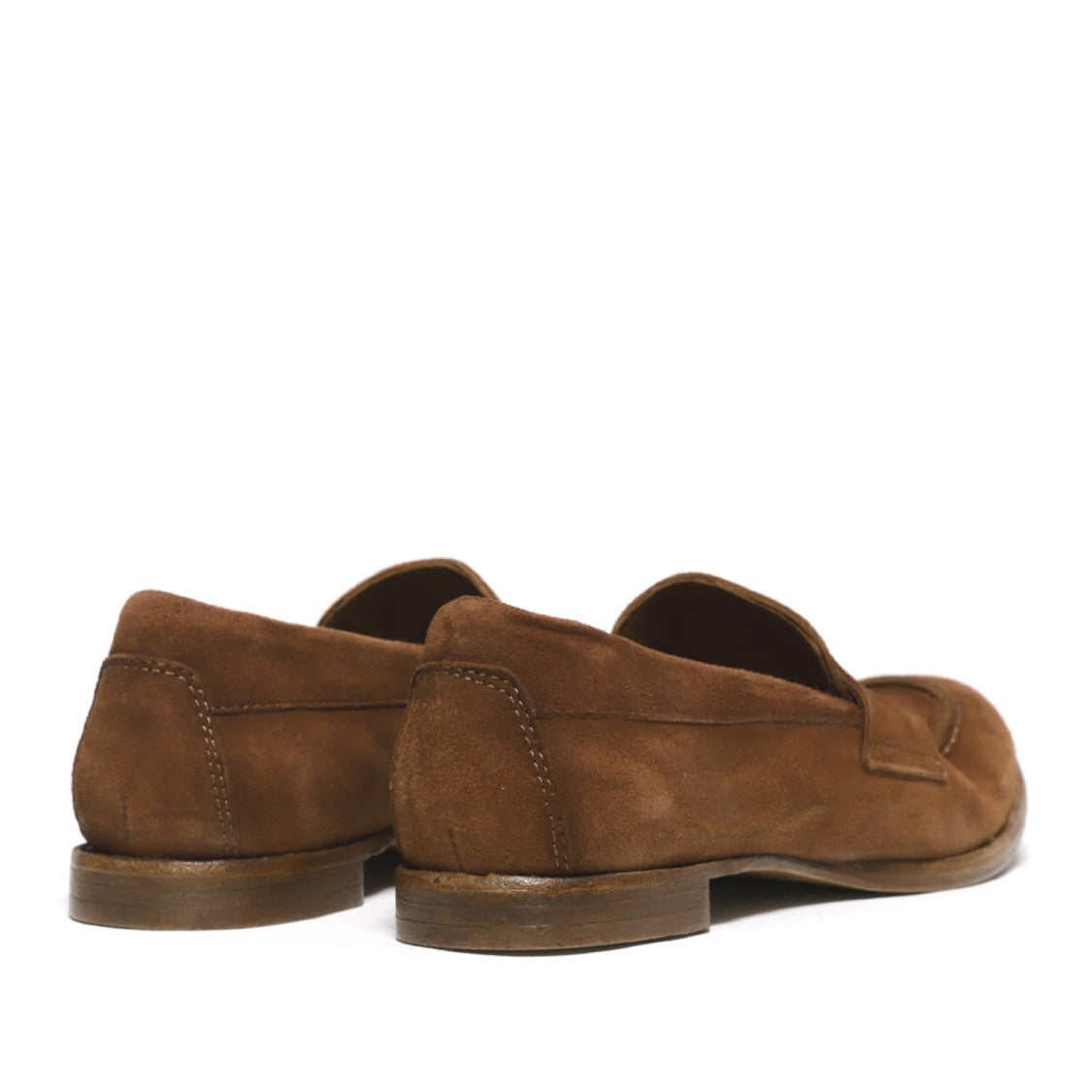Hundred 100 Rust Suede Moccasins